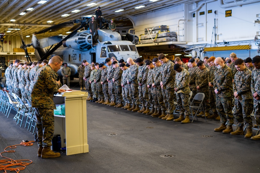 Corporals Course Embarked on USS Tripoli