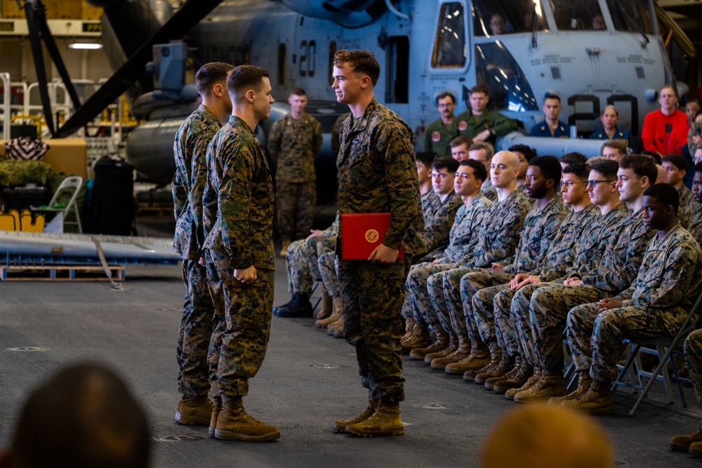 Corporals Course Embarked on USS Tripoli