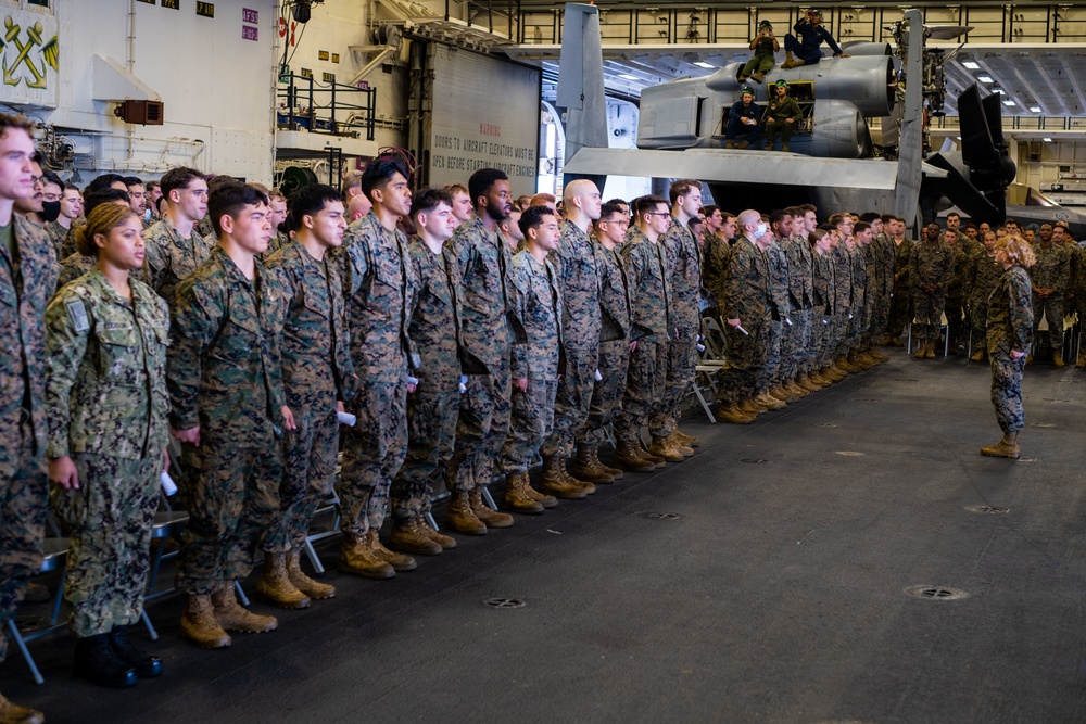 Corporals Course Embarked on USS Tripoli