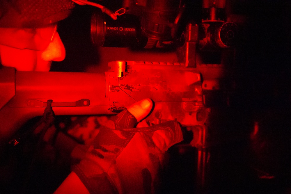 BLT 2/5 Night Aerial Sniper Exercise