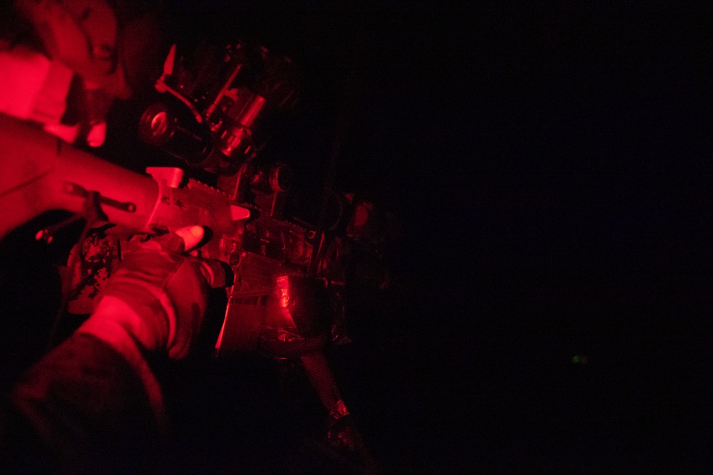 BLT 2/5 Night Aerial Sniper Exercise