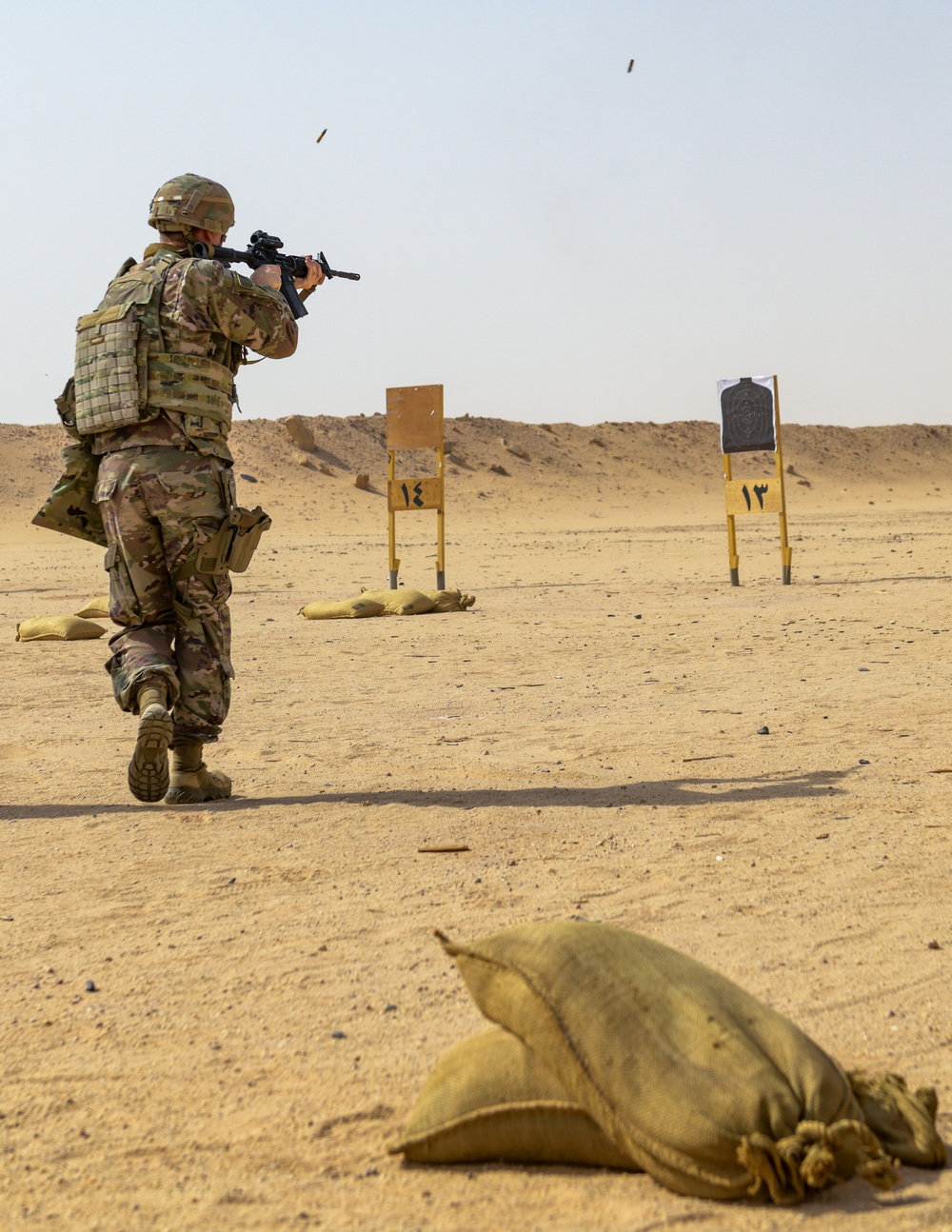 Task Force Americal weapons training