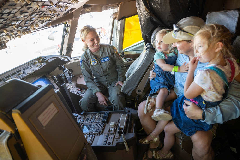 Spectators enjoy McConnell's Frontiers in Flight Air Show