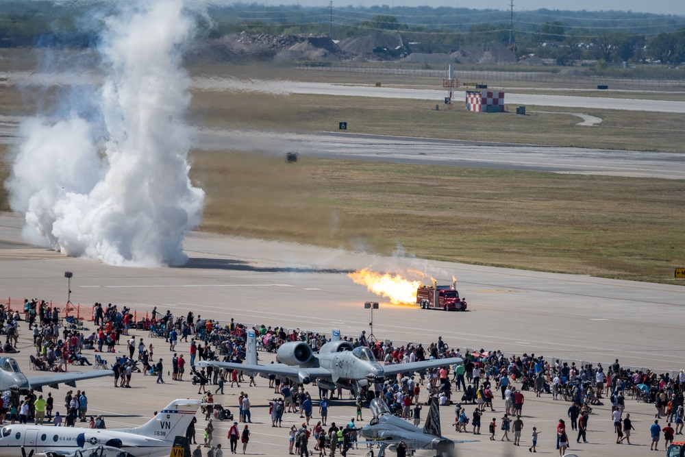 Spectators enjoy McConnell's Frontiers in Flight Air Show