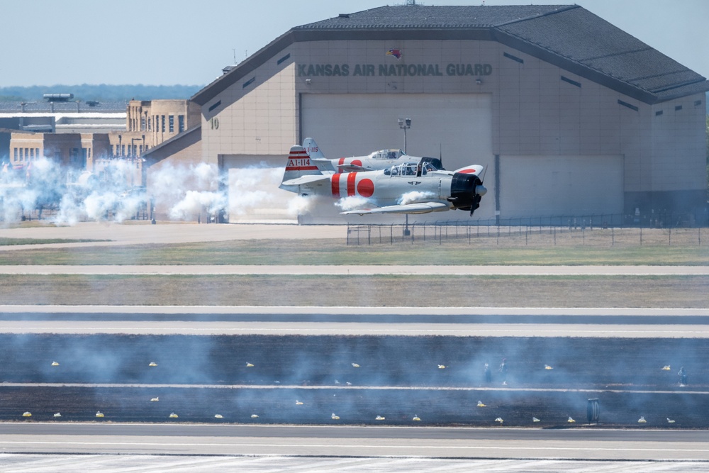 Spectators enjoy McConnell's Frontiers in Flight Air Show