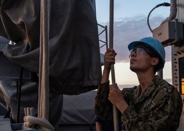 USS Carl Vinson (CVN 70) Sailor Conducts Routine Operations
