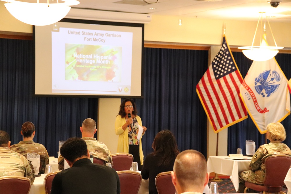 Scenes of Fort McCoy's 2022 National Hispanic Heritage Month observance