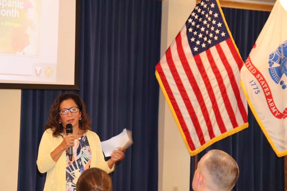 Scenes of Fort McCoy's 2022 National Hispanic Heritage Month observance