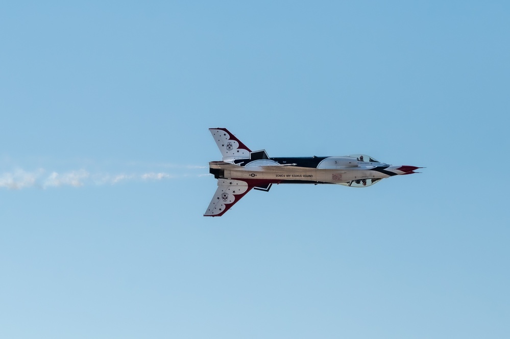 McConnell's Frontiers in Flight Airshow features the U.S. Air Force Thunderbirds