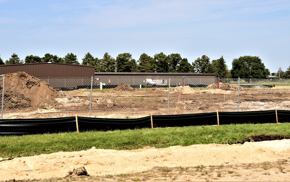 September 2022 construction operations for $11.96 million transient training brigade headquarters at Fort McCoy