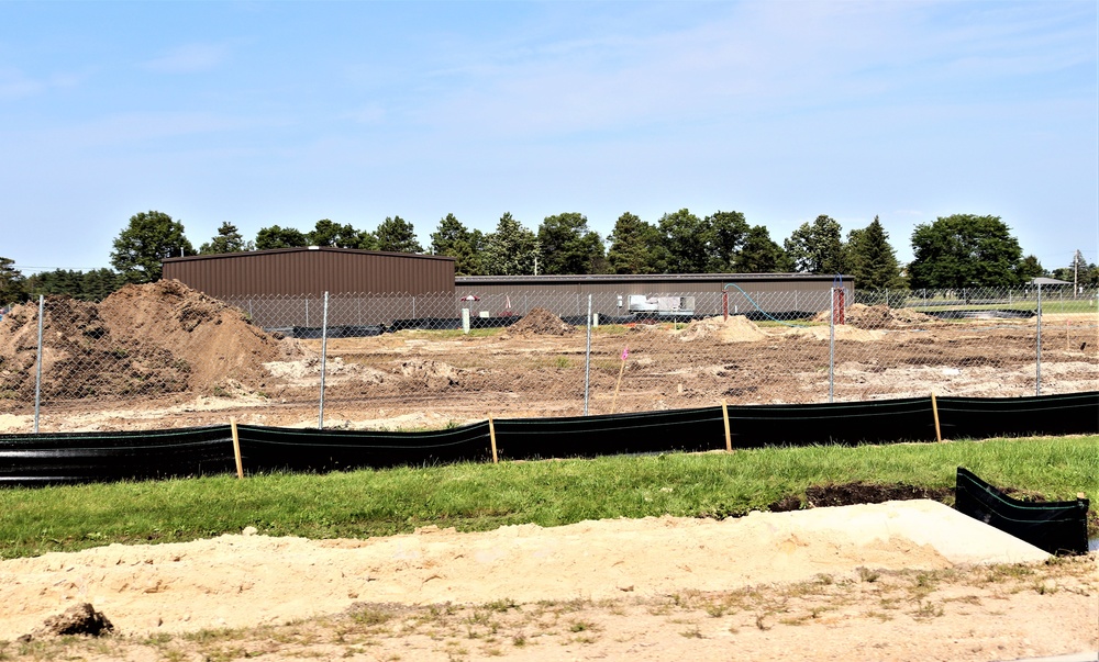 September 2022 construction operations for $11.96 million transient training brigade headquarters at Fort McCoy