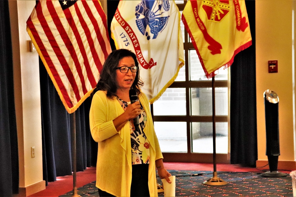 Scenes of Fort McCoy's 2022 National Hispanic Heritage Month observance