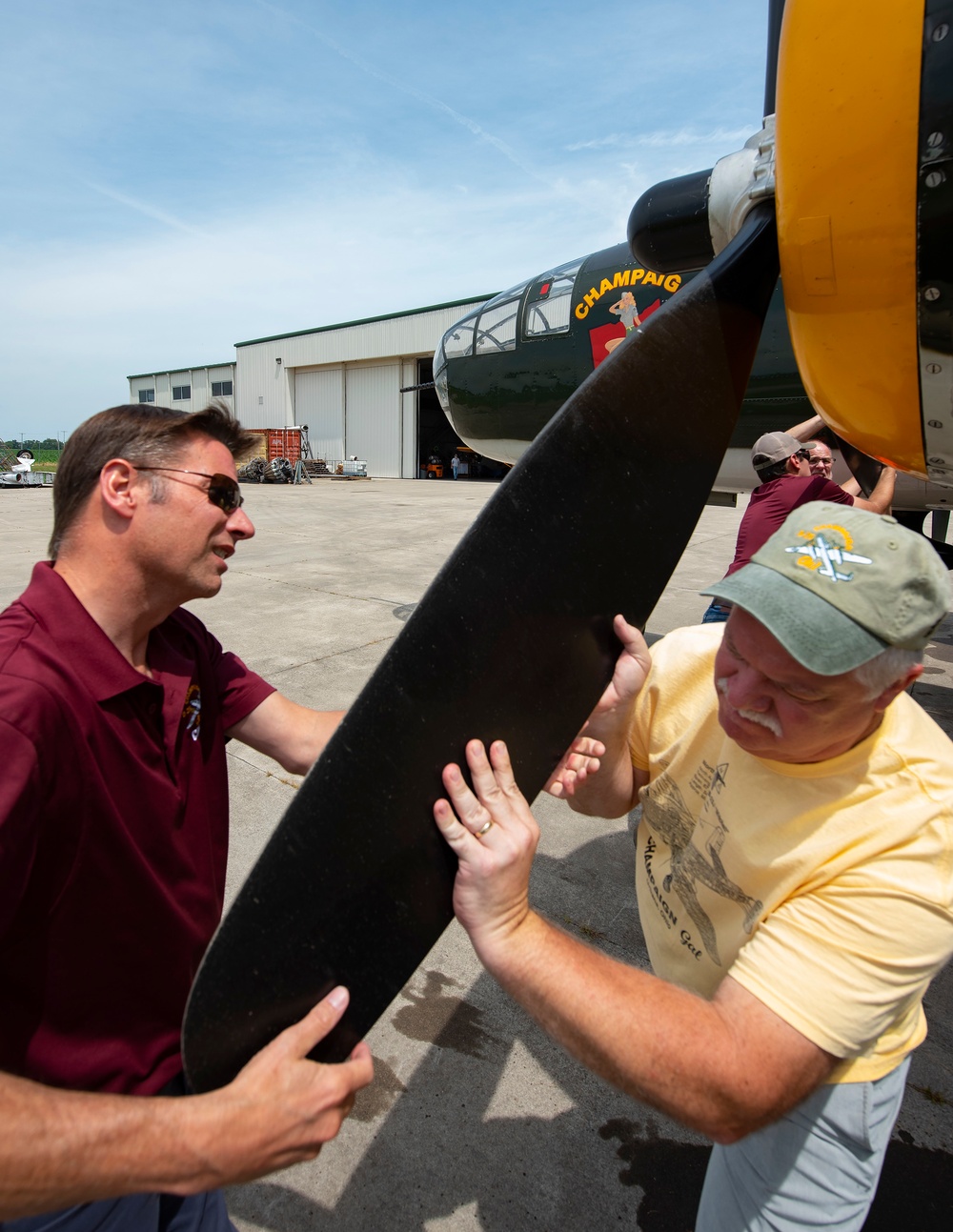 Volunteers keep historic bomber flying