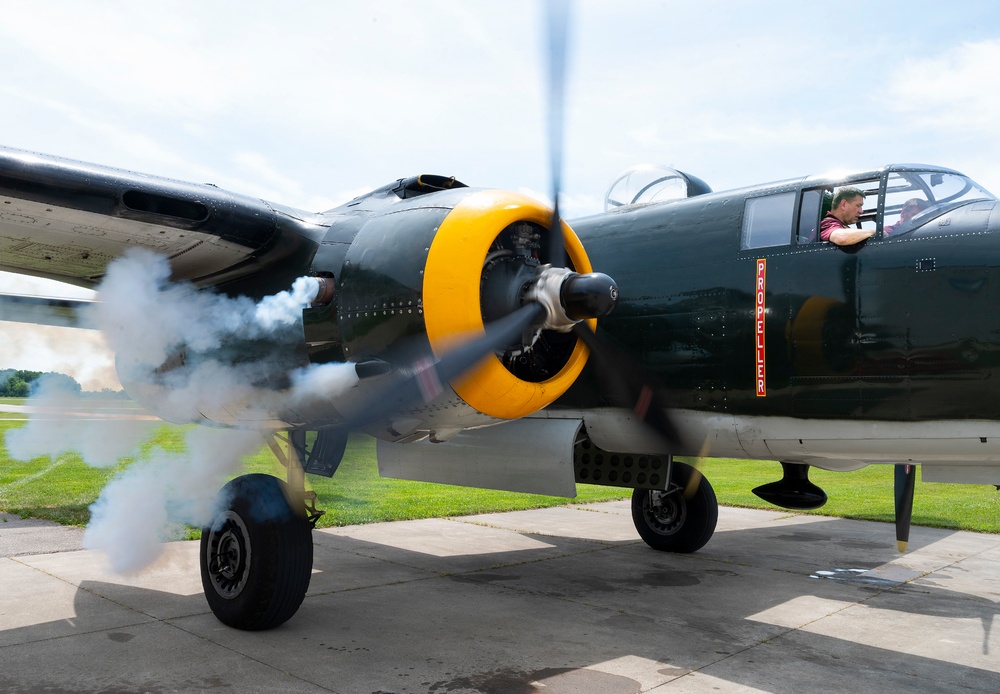 Volunteers keep historic bomber flying