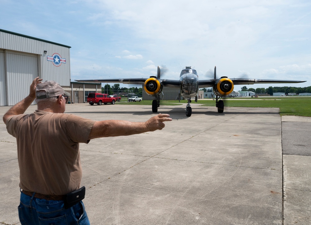 Volunteers keep historic bomber flying