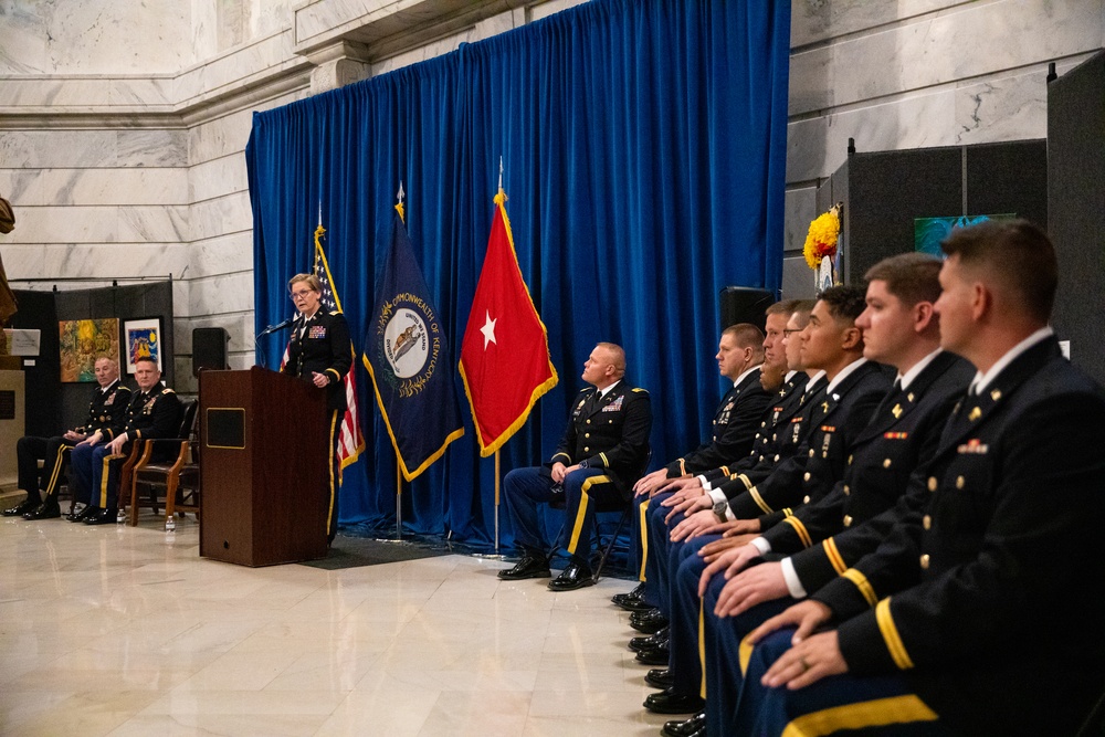 Kentucky National Guard welcomes newest officers