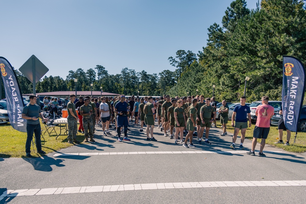 Marine Corps Base Camp Lejeune hosts 5k run for Suicide Prevention and Awareness Month