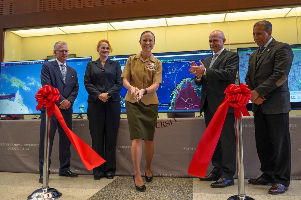 Marine Corps University hosts the Wargaming Cloud Ribbon Cutting Ceremony