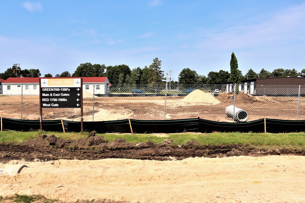 Construction operations for $11.96 million transient training brigade headquarters at Fort McCoy