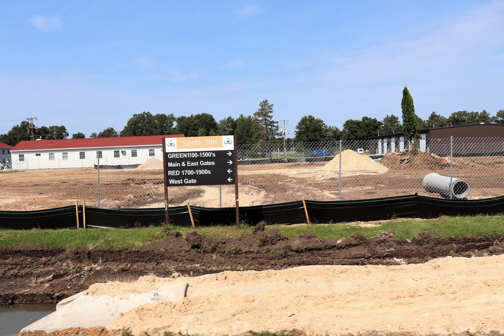 Construction operations for $11.96 million transient training brigade headquarters at Fort McCoy