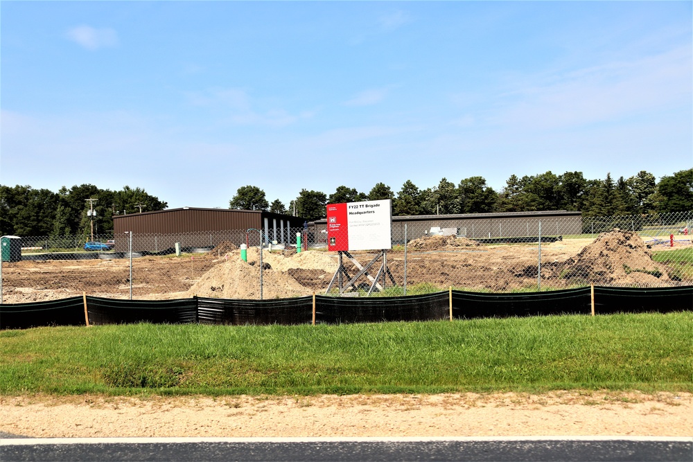 Construction operations for $11.96 million transient training brigade headquarters at Fort McCoy