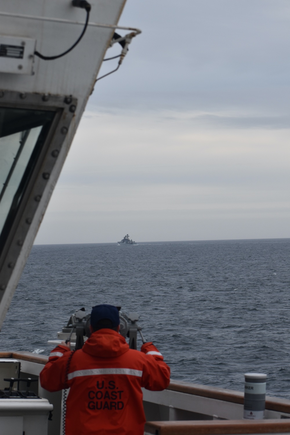 Coast Guard Cutter Kimball encounters Russia and People’s Republic of China military naval presence in Bering Sea