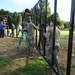 Hanscom volunteers help assemble Wall That Heals