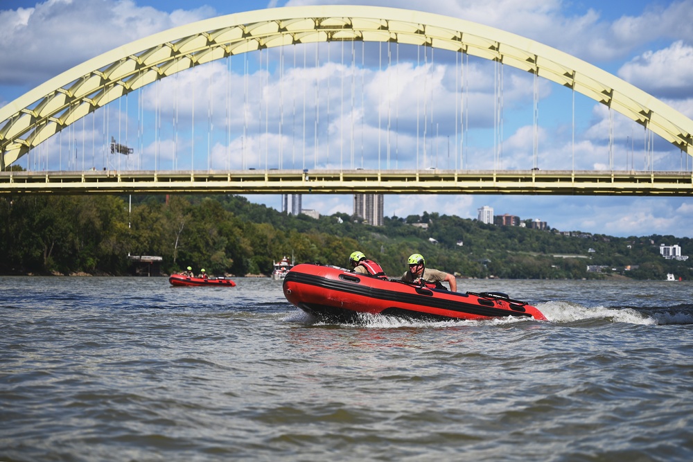 178th Wing demonstrates Swift Water Rescue capability