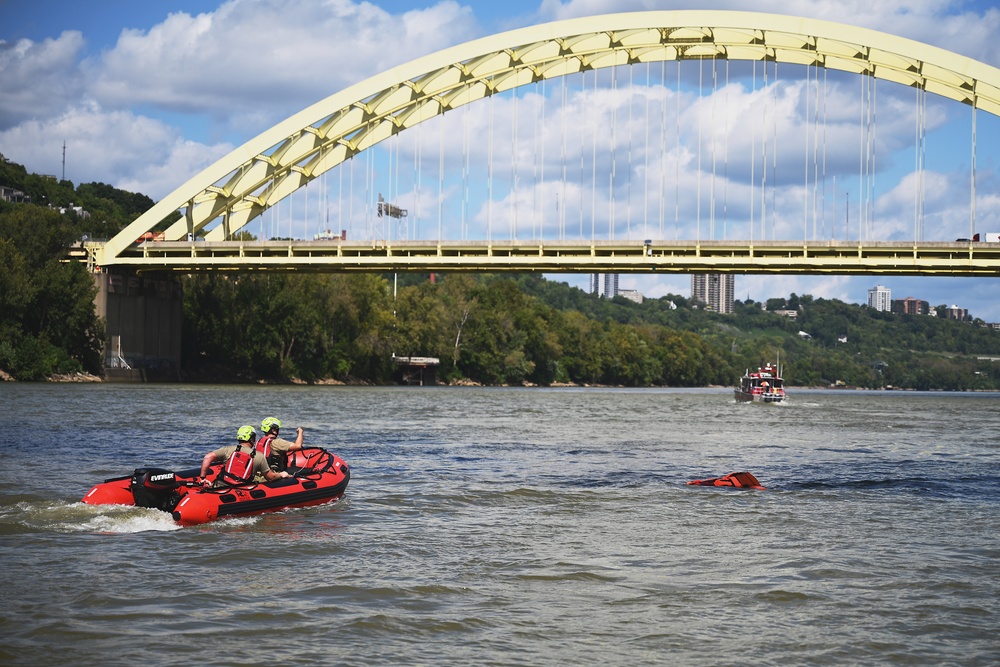 178th Wing demonstrates Swift Water Rescue capability