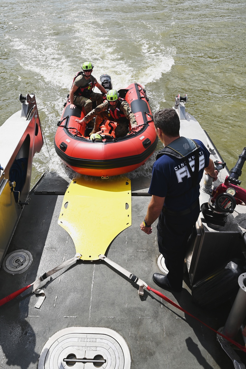 178th Wing demonstrates Swift Water Rescue capability