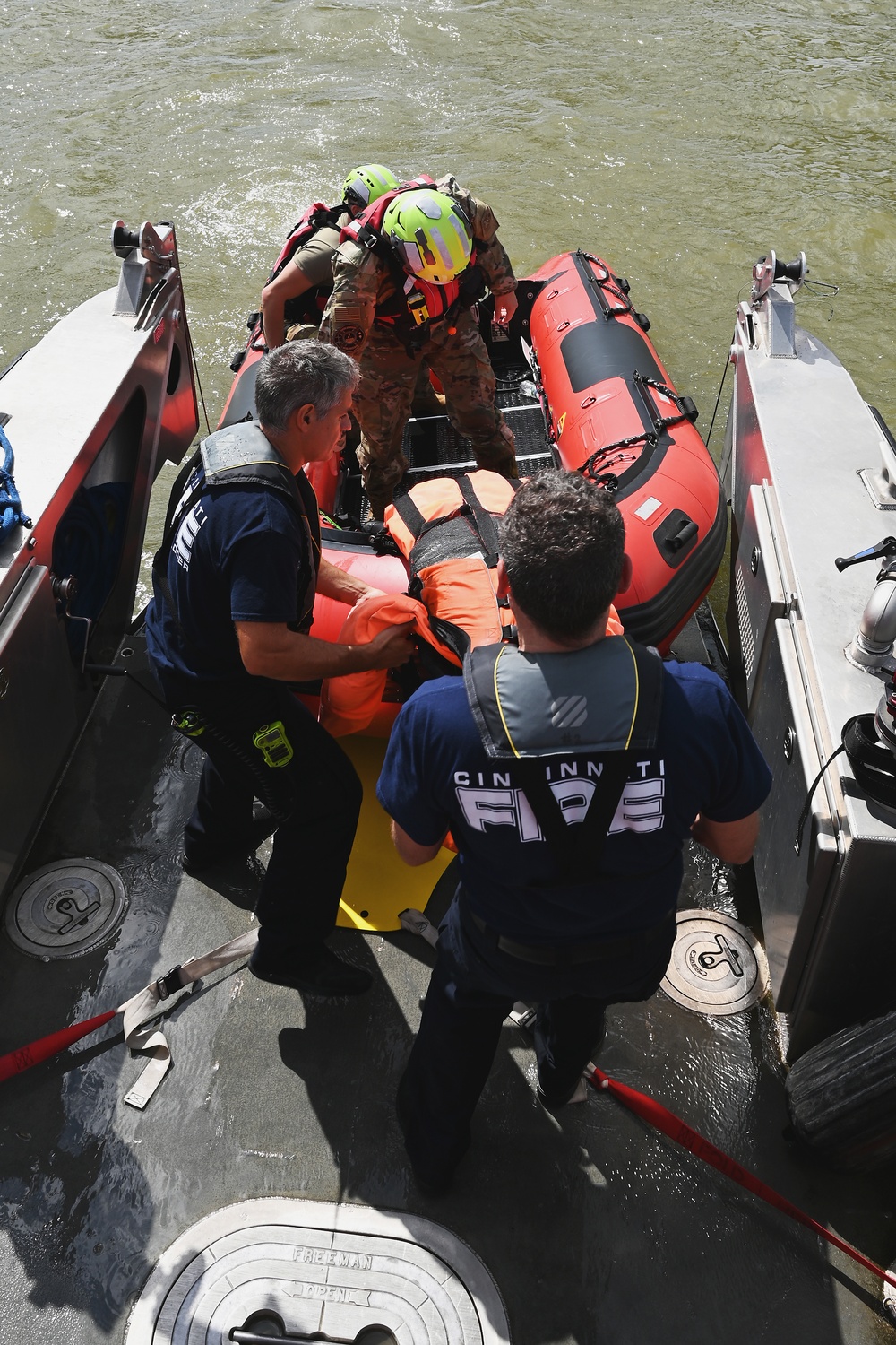 178th Wing demonstrates Swift Water Rescue capability