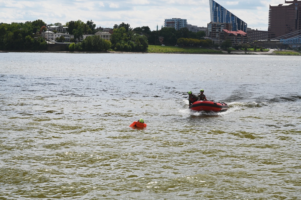 178th Wing demonstrates Swift Water Rescue capability