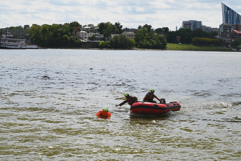 178th Wing demonstrates Swift Water Rescue capability