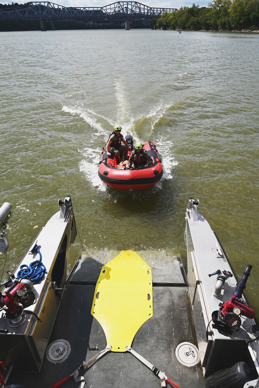 178th Wing demonstrates Swift Water Rescue capability