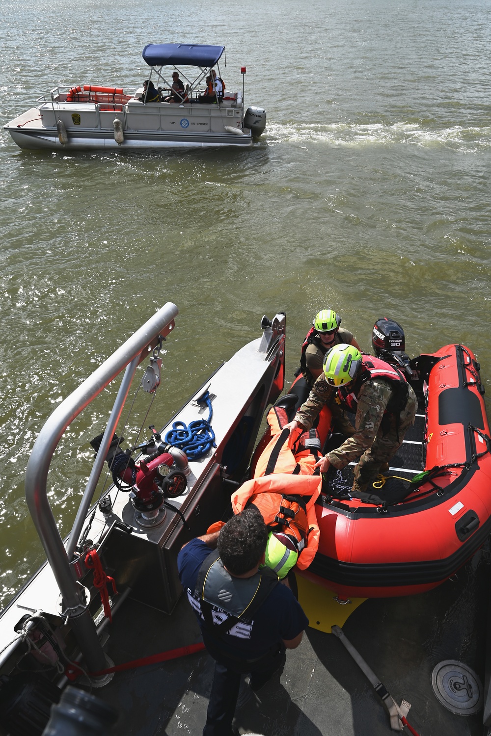 178th Wing demonstrates Swift Water Rescue capability