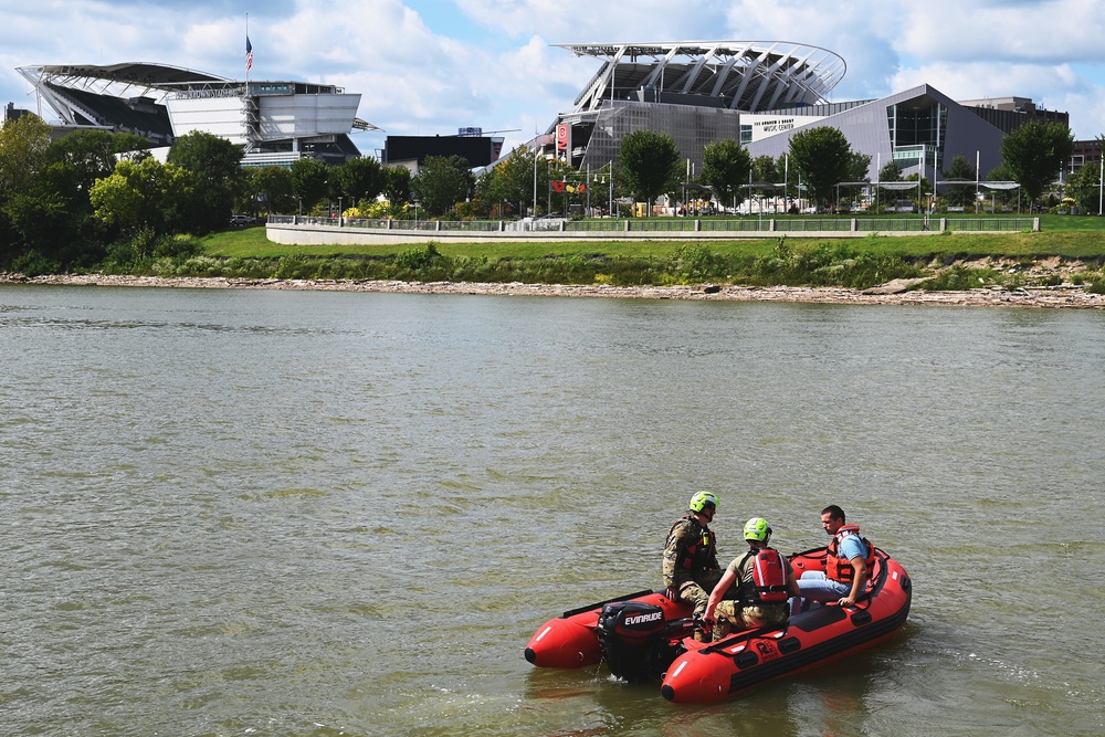178th Wing demonstrates Swift Water Rescue capability