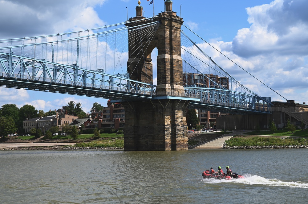178th Wing demonstrates Swift Water Rescue capability