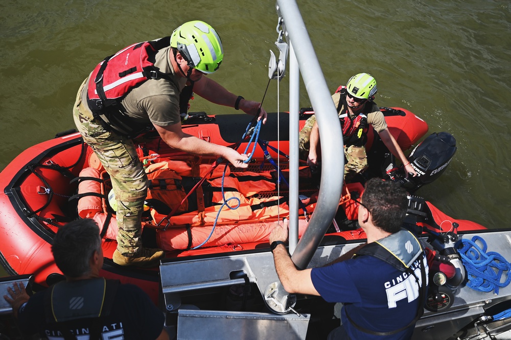 178th Wing demonstrates Swift Water Rescue capability