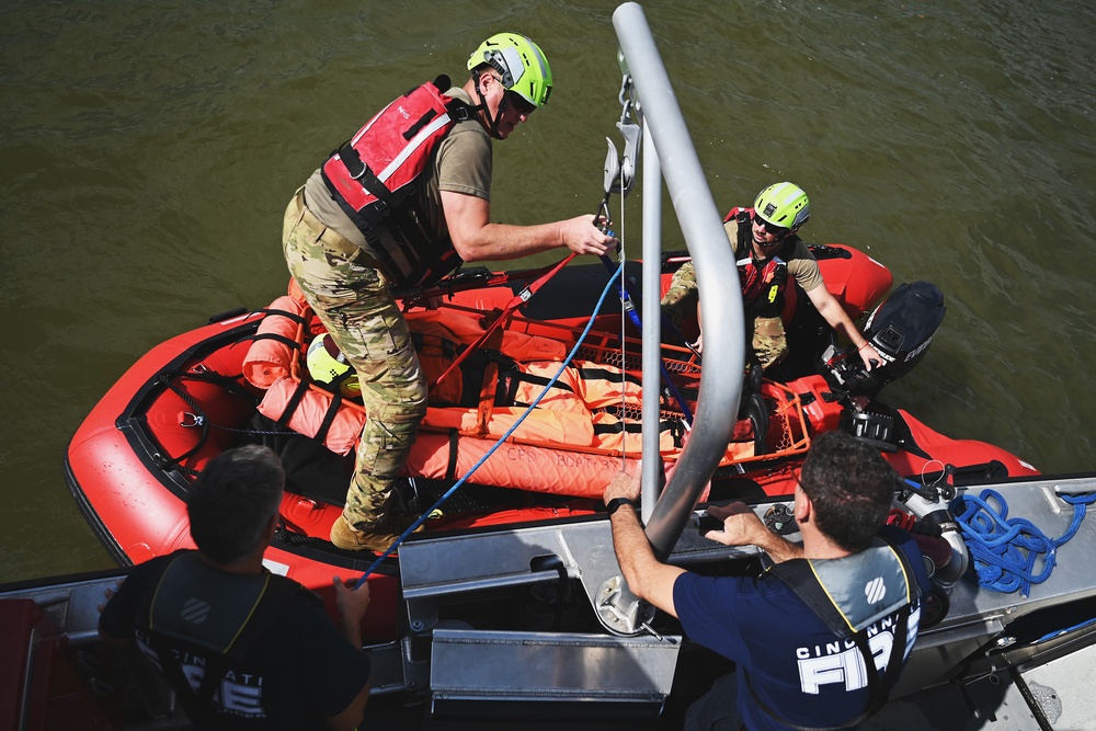 178th Wing demonstrates Swift Water Rescue capability