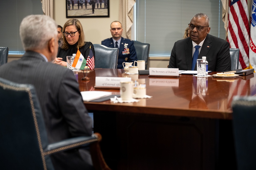 SECDEF Austin India Bilateral Engagement