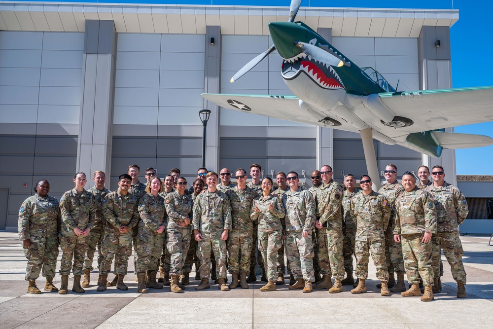 CMSSF Towberman connects with CFSCC Guardians and Airmen