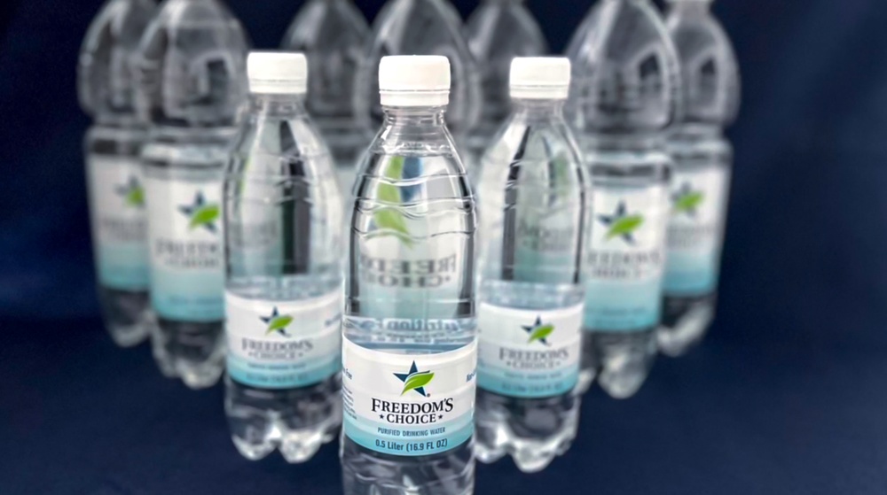 Freedom's Choice purified drinking water