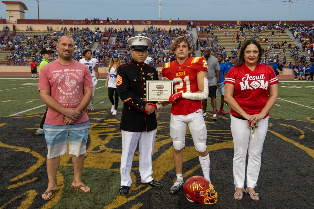 Sacramento Marines at Rivalry High School Football Game