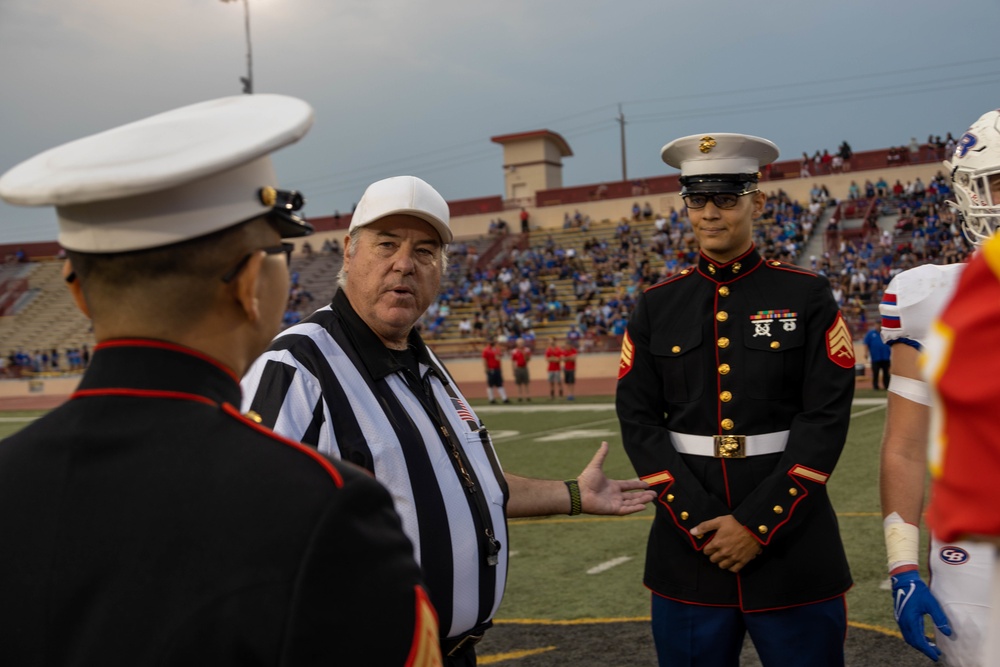 Sacramento Marines at Rivalry High School Football Game