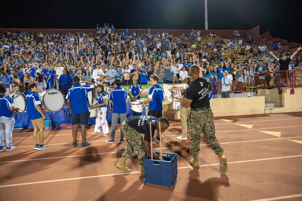 Sacramento Marines at Rivalry High School Football Game