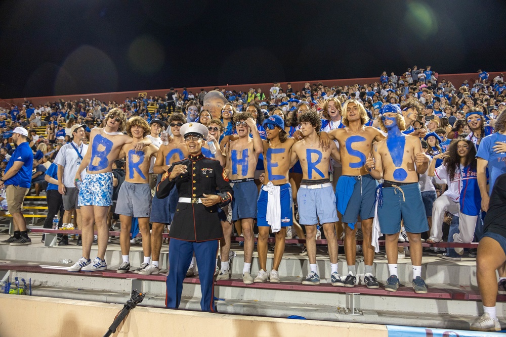 Sacramento Marines at Rivalry High School Football Game