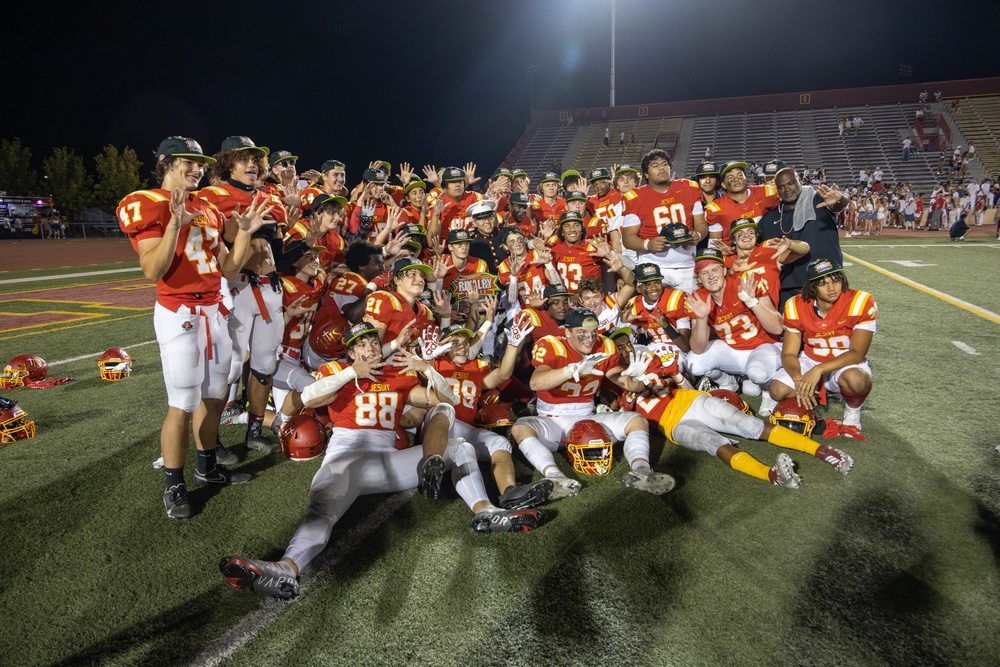 Sacramento Marines at Rivalry High School Football Game