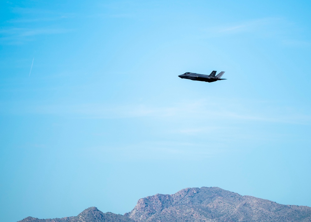 F-35As take off from Luke AFB