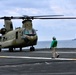 U.S. Army Chinooks Conduct Deck Landings on USS Ronald Reagan