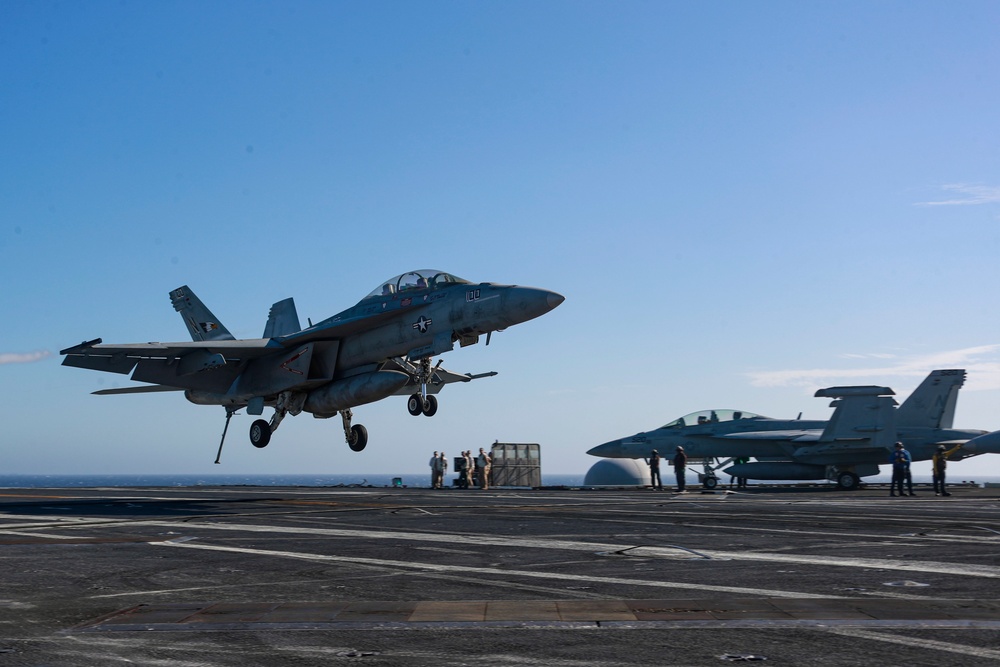 Abraham Lincoln conducts flight operations